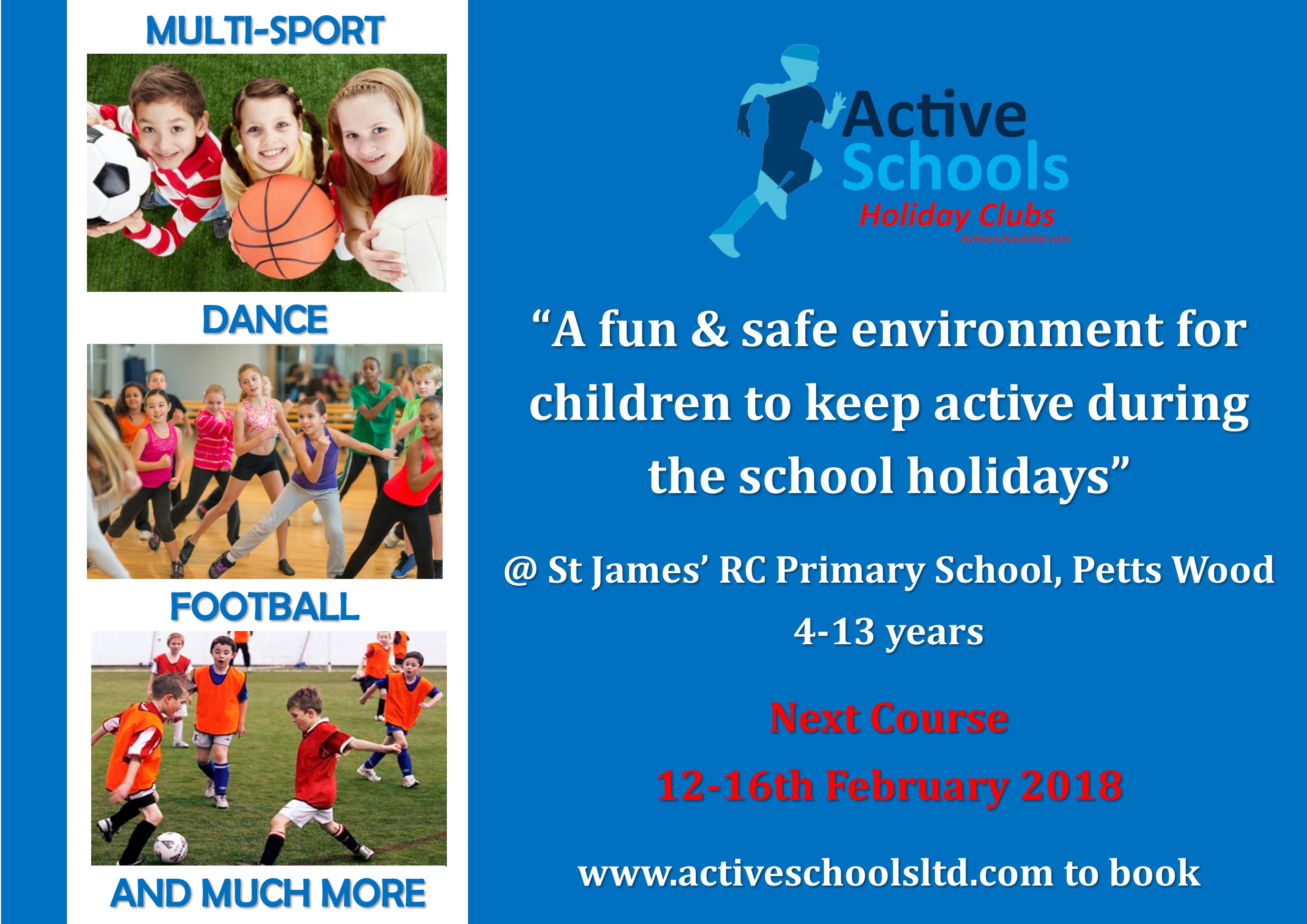 Active Schools Holiday Clubs